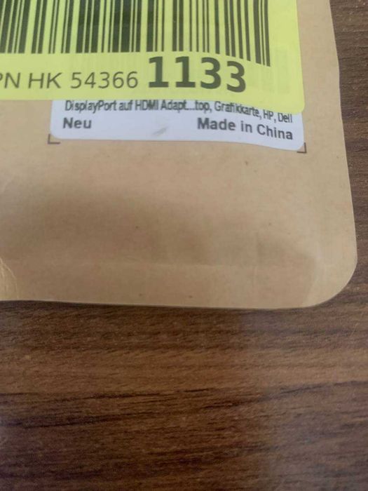 Адаптер DisplayPort на HDMI