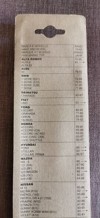 Escovas Limpa Vidros Automóvel