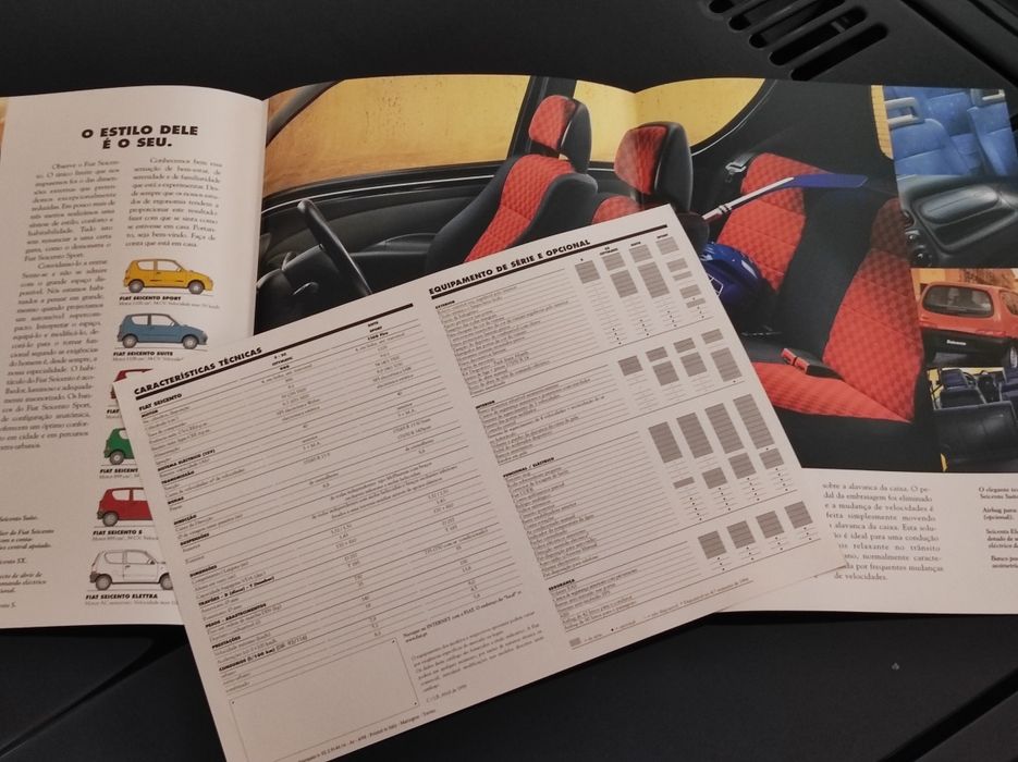 Catálogos e Posters Fiat Gama 1997-98
