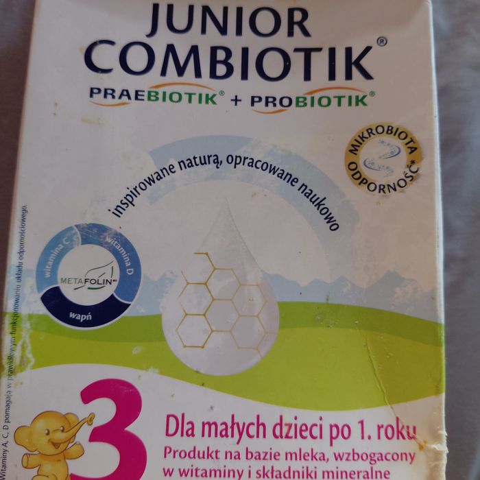 Hipp junior combiotik 3 dla dzieci po 1 roku 550g