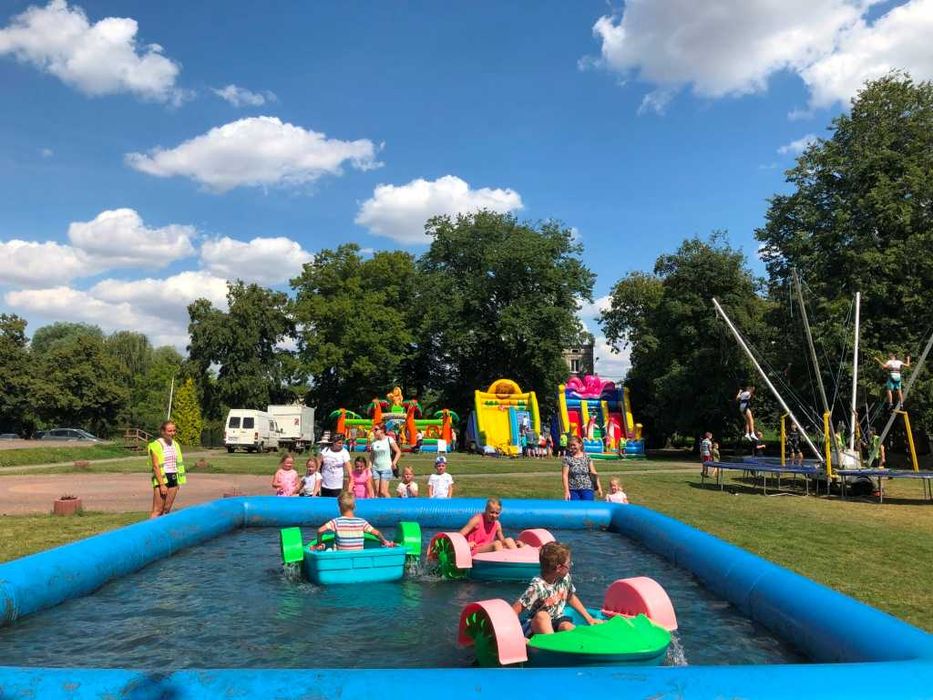 Byk Rodeo Piana Party Eliminator Dmuchana Zjeżdżalnia dmuchańce wata