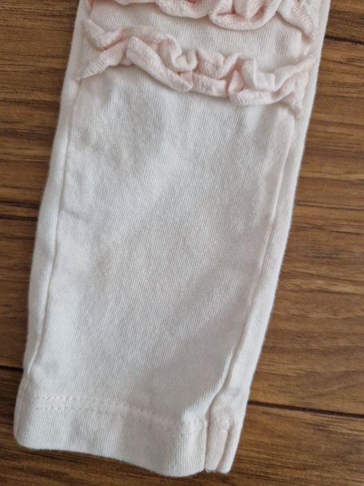 Leginsy dla dziewczynki z falbankami sinsay 86/92