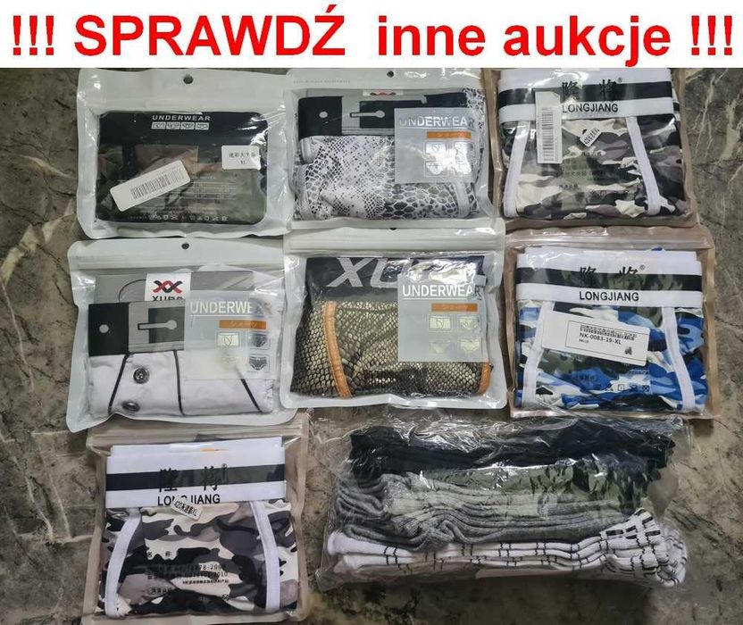 NOWE gacie MORO army Bokserki wojsko UNIKAT