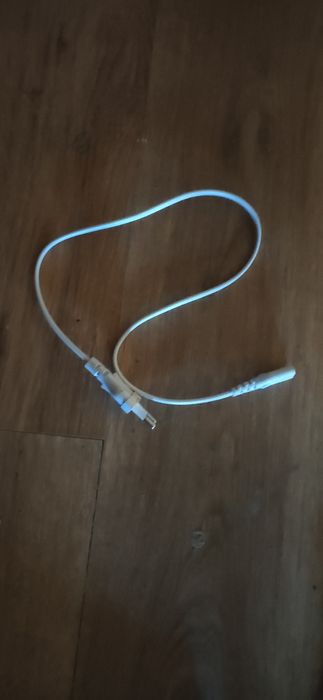 Kabel zasilający Value Euro 2pin 1.8m biały