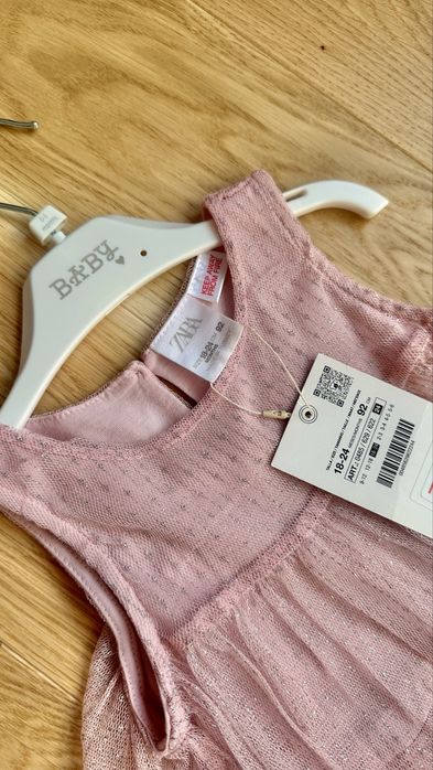 Сукня zara 18-24 м святкове плаття 2 роки зара святкова сукня