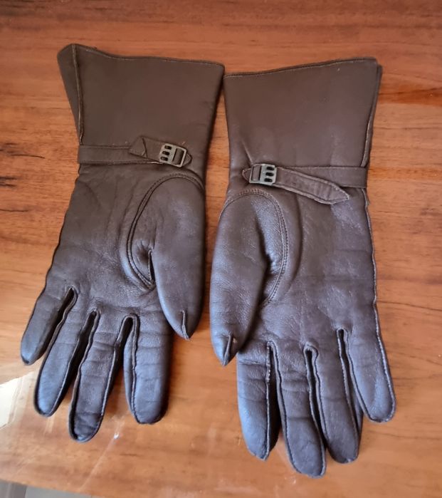 Luvas vintage, em pele genuína
