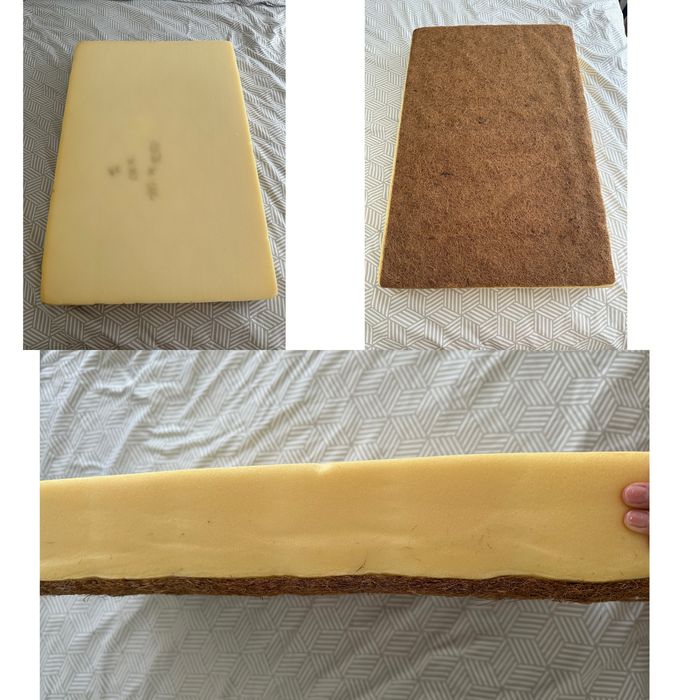 Materacyk do kołyski 60x90 pianka/kokos