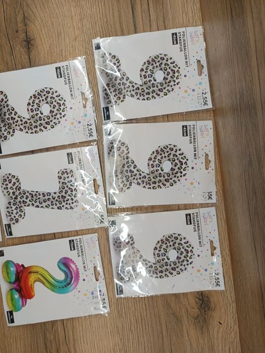 Balony cyfra, urodziny