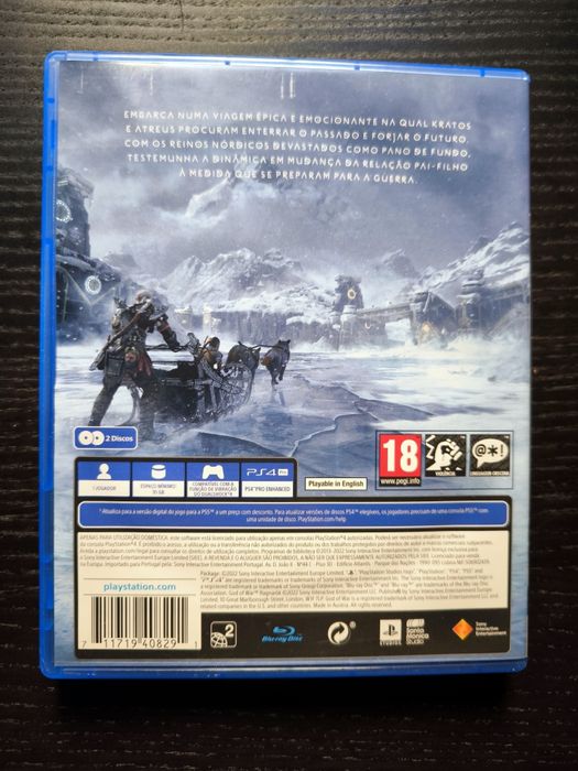 God of War  Ragnarök – PS4 | Edição Física | Português