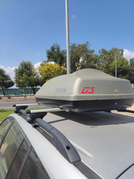 Mala de Tejadilho G3 Titan 320 + Barras de Tejadilho VEVOR