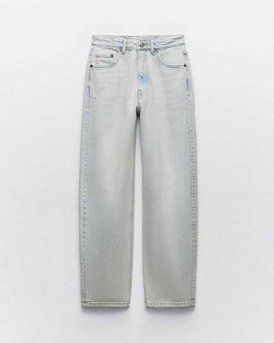 Джинсы zara tailored balloons 42-44 баллоны baggy