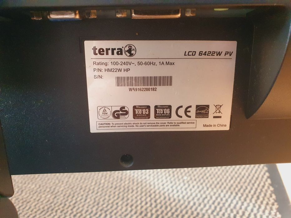 Монітор Terra LCD 6422W PV