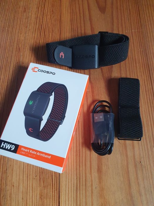 Opaska HR tętna Coospo HW9 na ramię czujnik puls polar wahoo coros garmin NOWY
