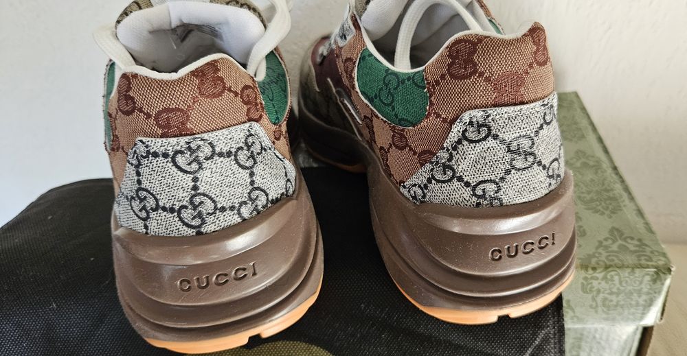 Gucci buty 43 trampki piękne logowane cały zestaw pokrowiec Italy