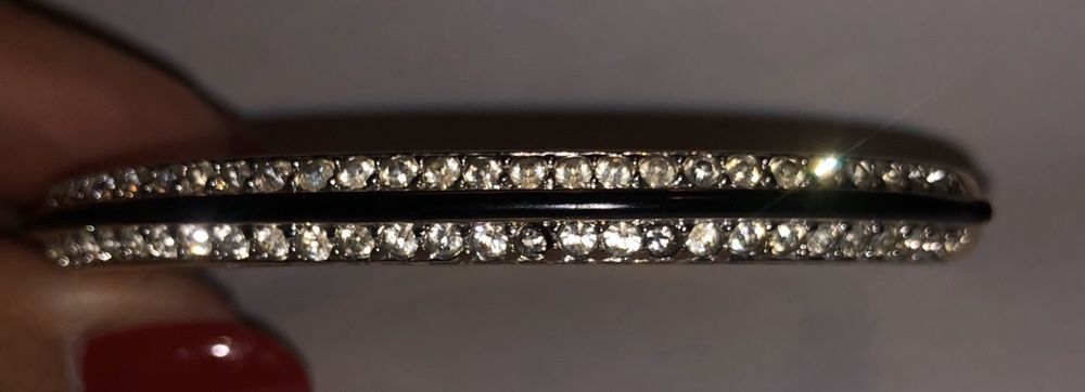 Pulseira dourada Swarovski