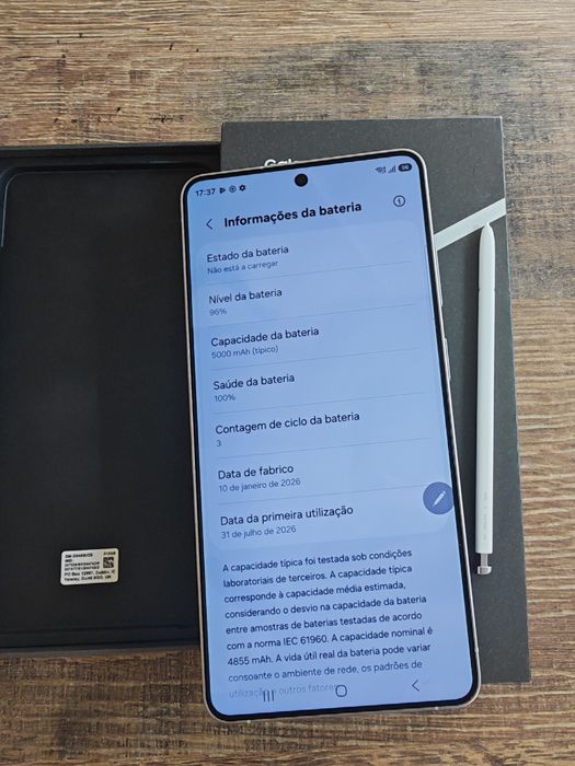 Samsung S26 Ultra 5G 6.9" 12GB/512GB Dual Sim Branco Seminovo C/Garantia Aceito Retomas