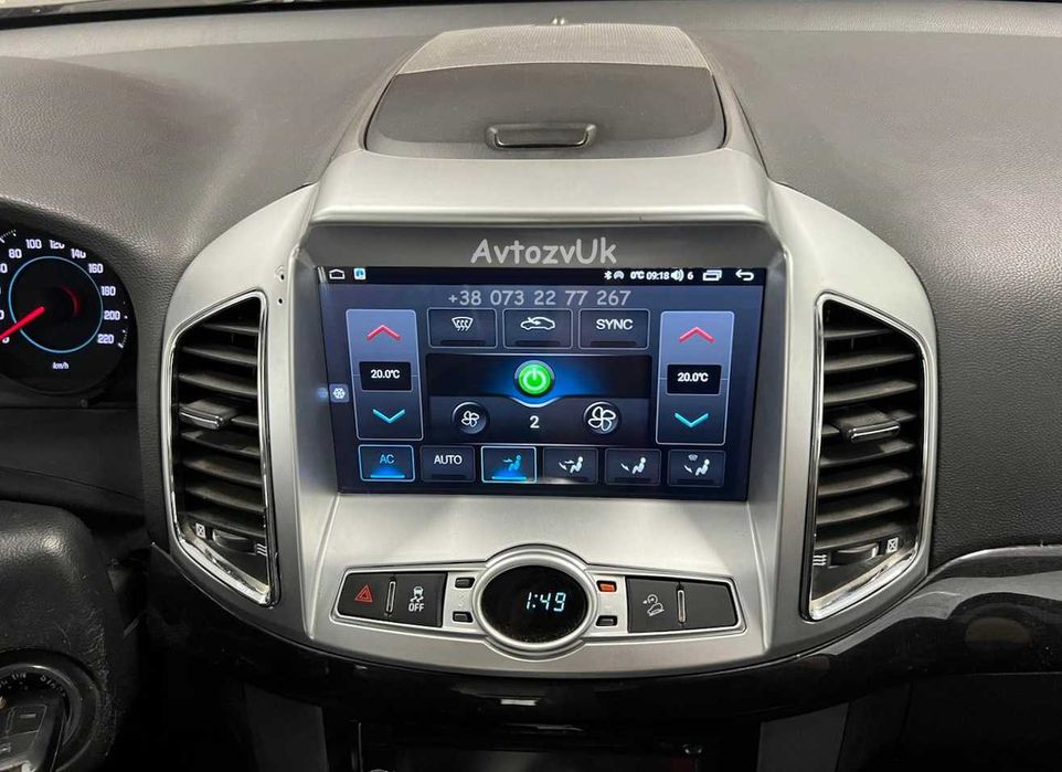 Магнитола CAPTIVA Chevrolet GPS Tesla Каптива 2 din CarPlay Android 15