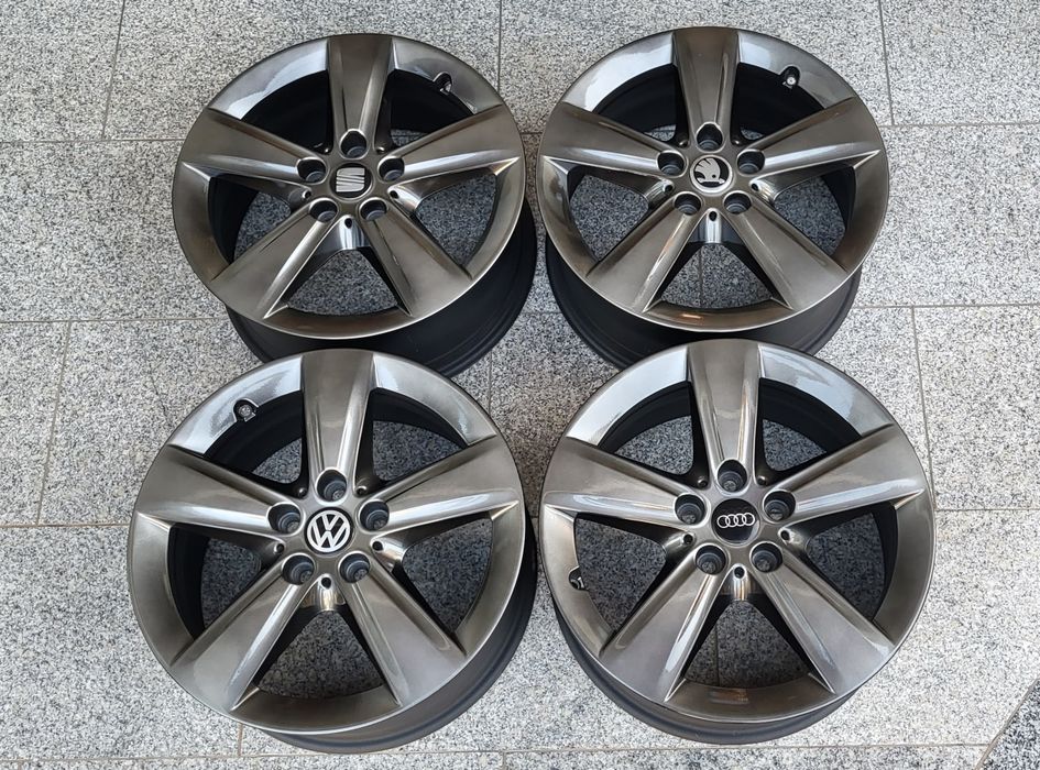 Alufelgi 17 5x112 VW touran golf Audi a3 a4 Seat leon Skoda #16