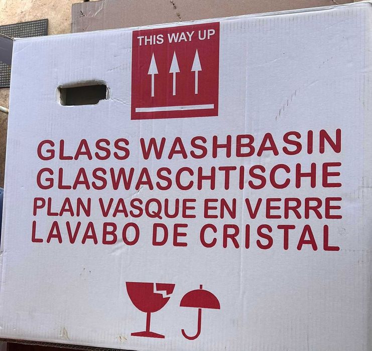 Lavatório Cristal Embutido 60×50 cm | Novo Caixa | Remodelação