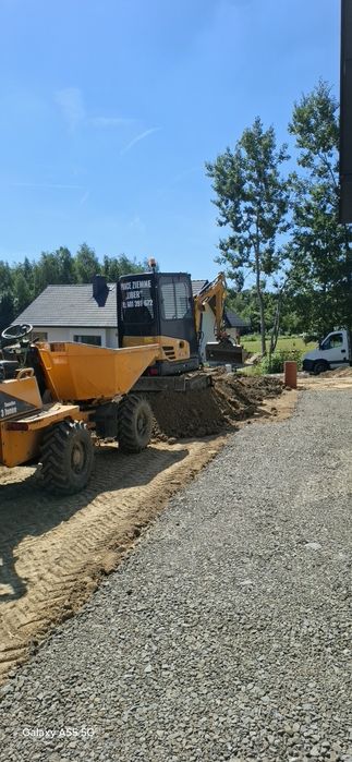 Usługi Brukarskie Prace ziemne minikoparka Koparka