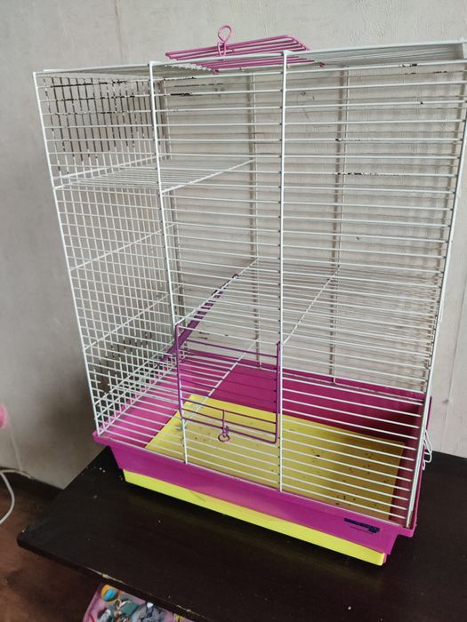 Клітка для гризуна, 3 поверхи