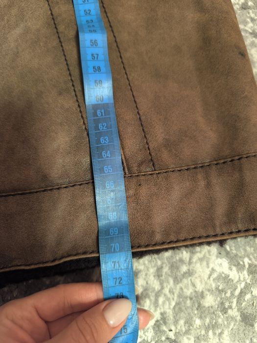 Чоловіча шкіряна зимова куртка натуральна хутро та шкіра Італія