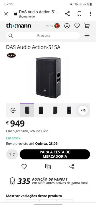 Colunas ativas DAS Action - 515A