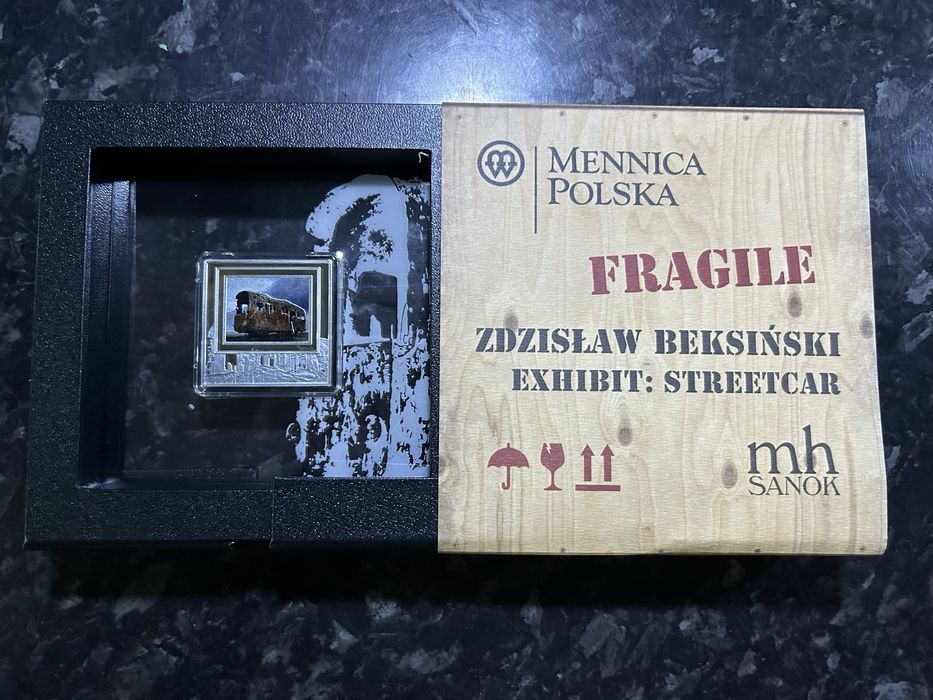 Beksiński Tramwaj 2024 stan menniczy