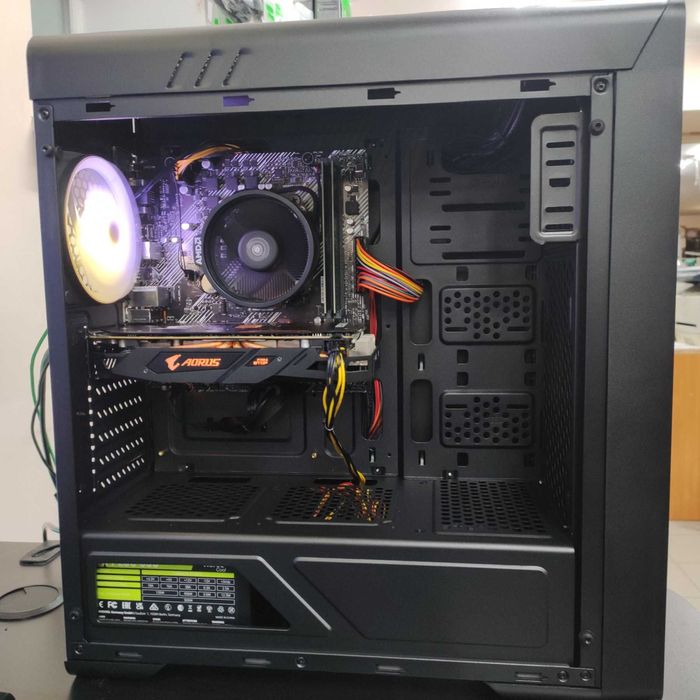 Компютер Новый Ryzen 5 3600, 16GB DDR4, AORUS RX 570, SSD 512GB m2 ТОП