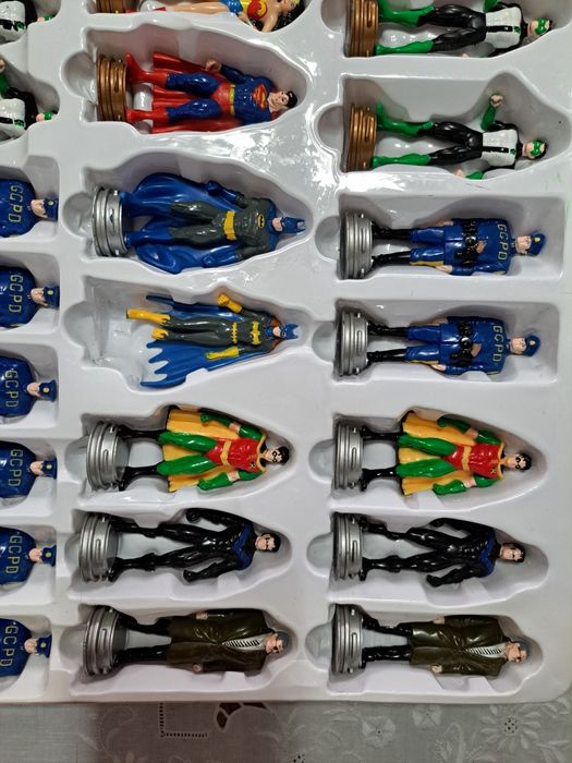 Conjunto Xadrez 3D DC Universe