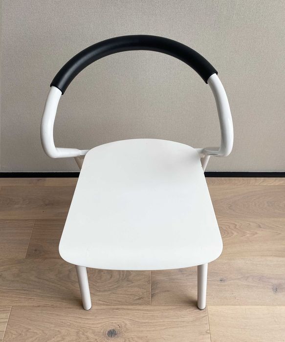 Krzesło białe duńskie nowoczesne | skandynawski design | do stołu