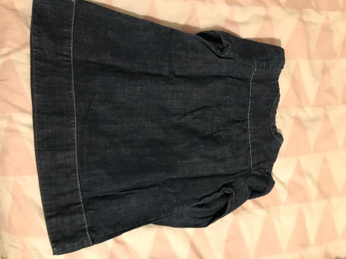(2 por 1)Vestidos 18 meses e Bata+Chapeu laranja _ Guanabara