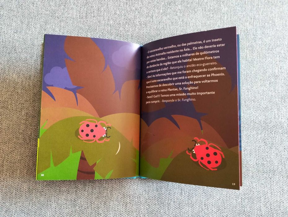 Livro juvenil "O inimigo das palmeiras" de Filipe pinto
