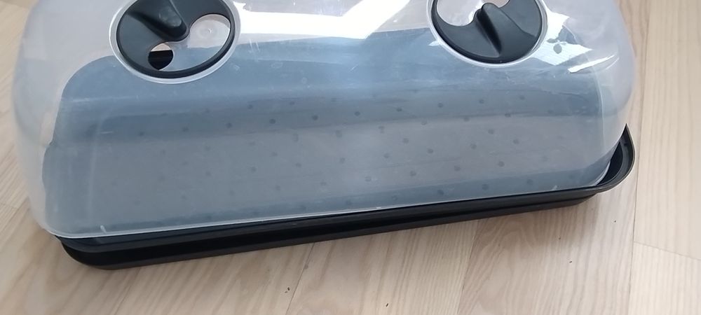 Szklarnia na rozsady duża szklarenka donica doniczka sianie