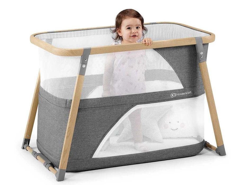Kinderkraft Sofi Berço de viagem dobrável 4 em 1 para bebé