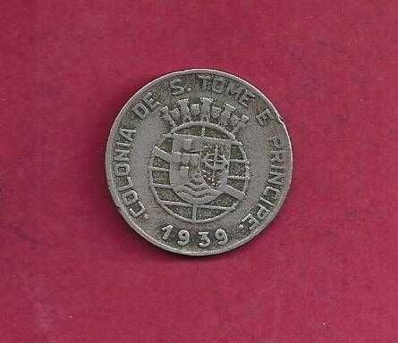 SÃO TOMÉ E Pincipe EX-colonia 1$ Escudo 1939