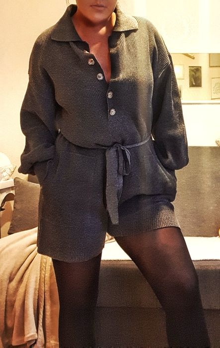 Kombinezon dzianinowy oversize