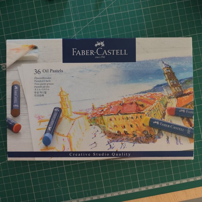 Conjunto de 36 Pastéis de Óleo Faber-Castell