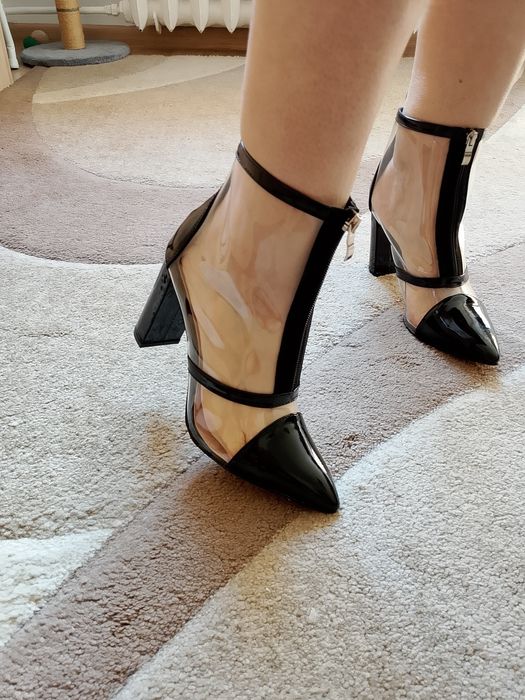 Buty damskie transparentne