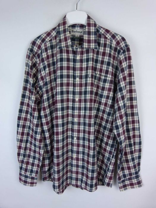 Barbour koszula kratka bawełna / L