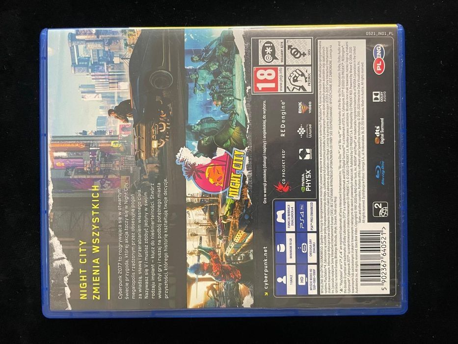 Cyberpunk 2077 PL Dubbing po polsku +Dodatki na PS4 +Bezpł Update PS5