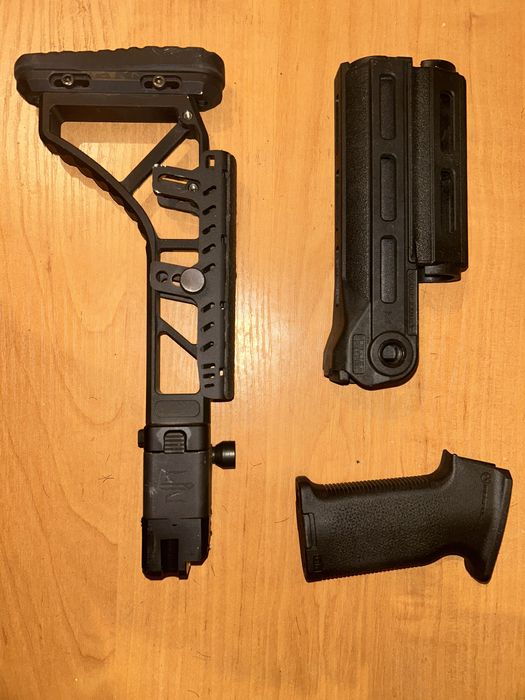 Складений приклад АК 74 + цівка та руківя