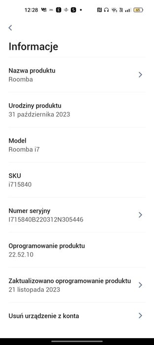 Odkurzac Roomba i7