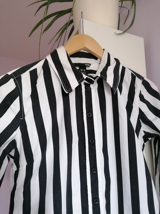 Koszula w paski elegancka L H&M