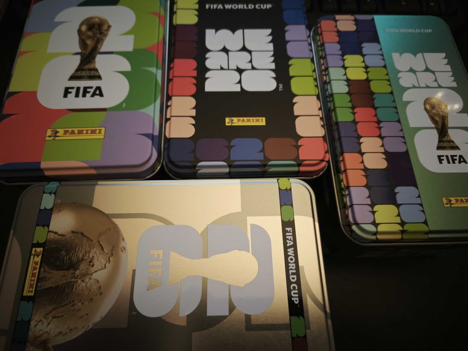 Cromos Mundial 2026 Panini - Albúm de Capa Dura - Latas de Coleção