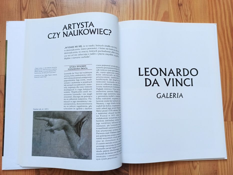 Wielka kolekcja  malarzy: Leonardo da Vinci  i Micha