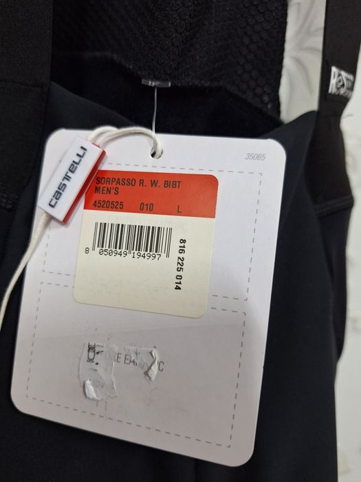 Spodnie rowerowe CASTELLI SORPASSO R. BIB męskie L