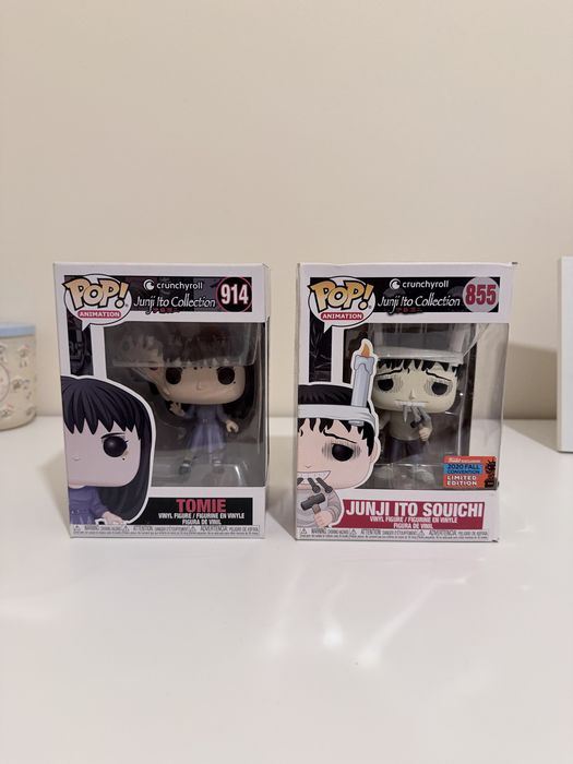 Pops diversos 8€ cada uma exceto os de junji ito (20€)