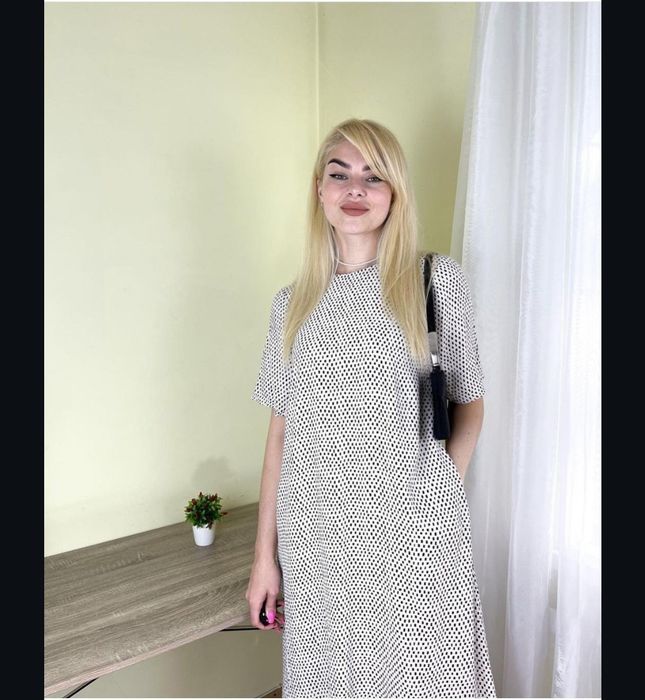 Сукня з візкози, прямого крою