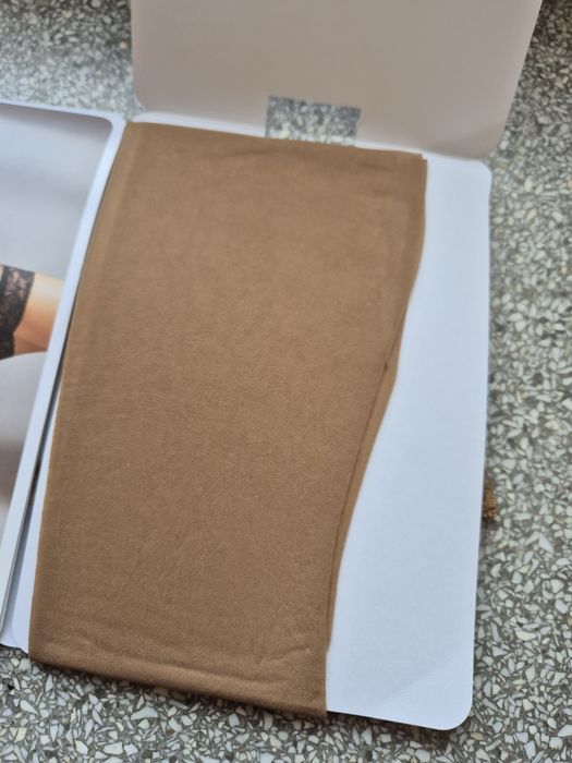 2 szt pończochy samonośne Calzedonia S cieliste nude 40 den